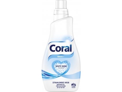 Coral Optimal White Prací gel na bílé prádlo 1,1 l, 22 dávek